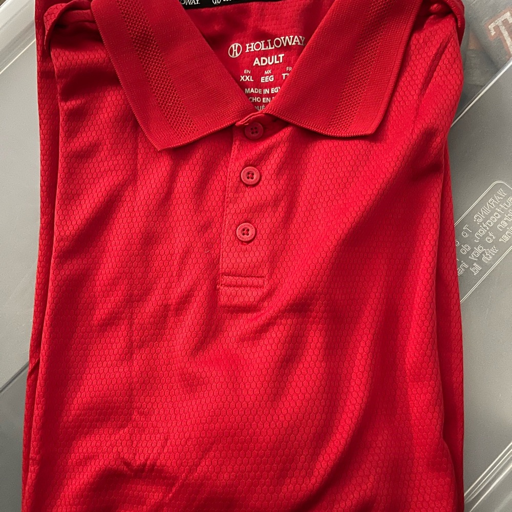 Holloway Men's Polo Shirt - Scarlet Red XXL